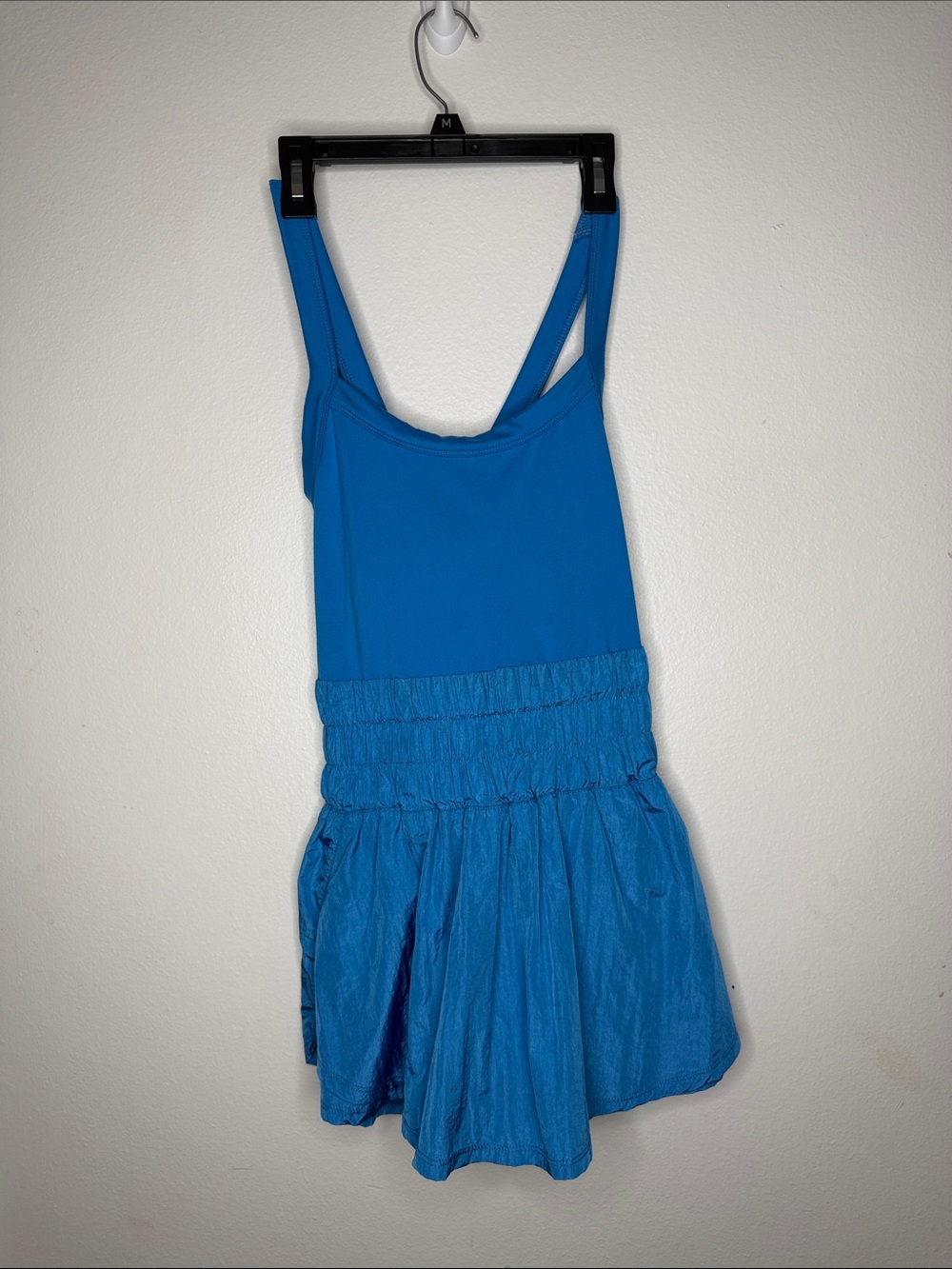 FP Movement by Free People Bright Blue Athletic Romper